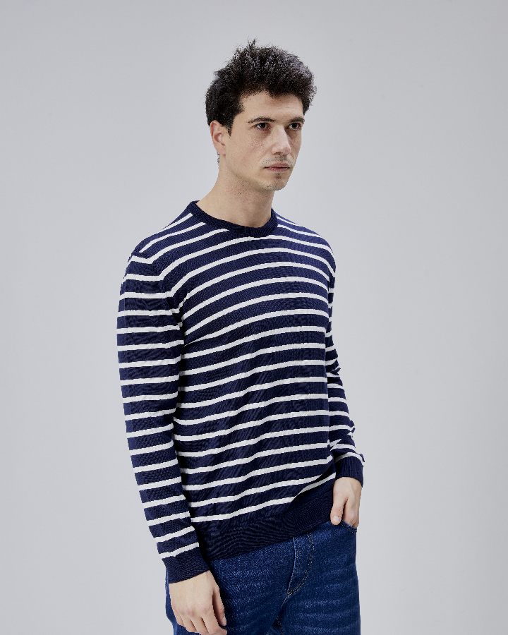 Resim Paul&More Erkek Triko Kazak K-16443 O Yaka