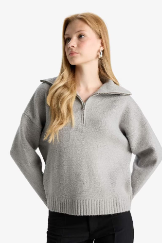 Resim Defacto Kadın  Kazak A8180AX/GR253