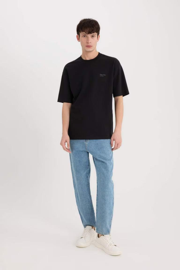 Resim Defacto Erkek  T-shirt D5507AX/BK81