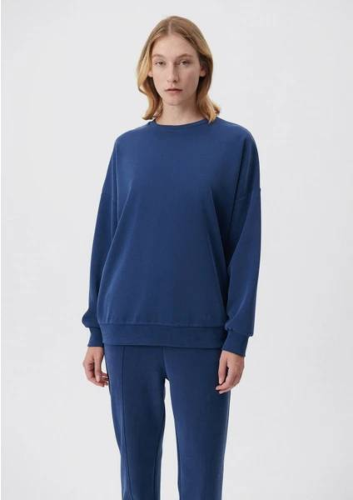 Resim Mavi Oversize Kadın Sweat M168837-71117