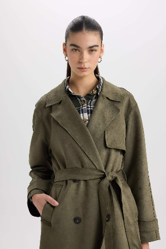 Resim Defacto Kadın  Pardesü&Trençkot D5799AX/KH461