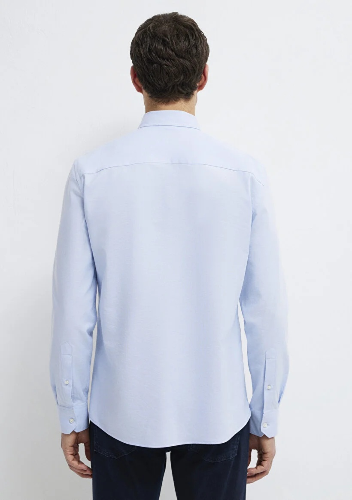 Resim Mavi Erkek Uzun Kol Gömlek M0211670-90160