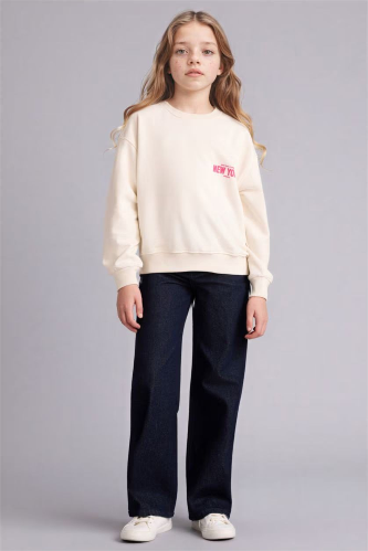 Resim Defacto Kız Çocuk Sweat E6760A8/ER105