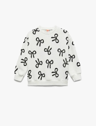 Resim Koton Kız Bebek Sweat 6Wmg10010Ak