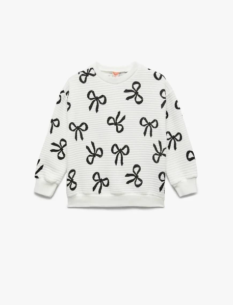 Resim Koton Kız Bebek Sweat 6Wmg10010Ak