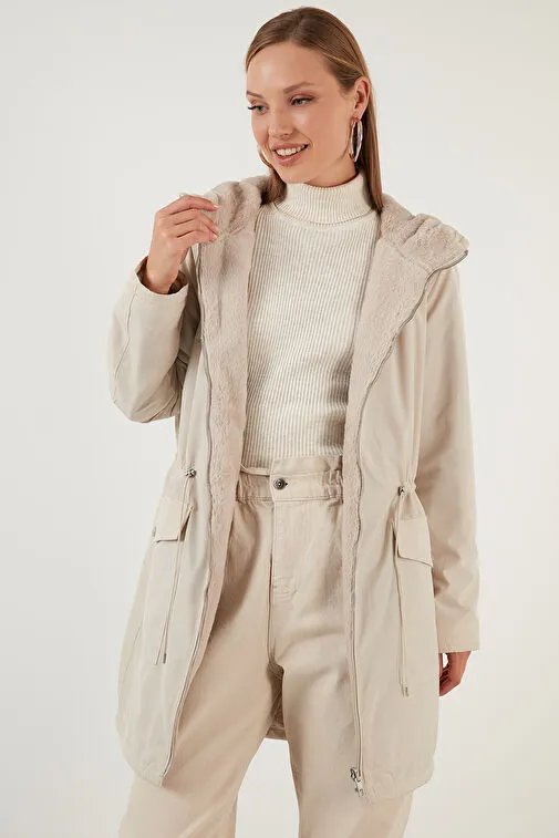 Resim Only Onldahlia Rev. Fur Parka Otw Kadın Mont 15208727