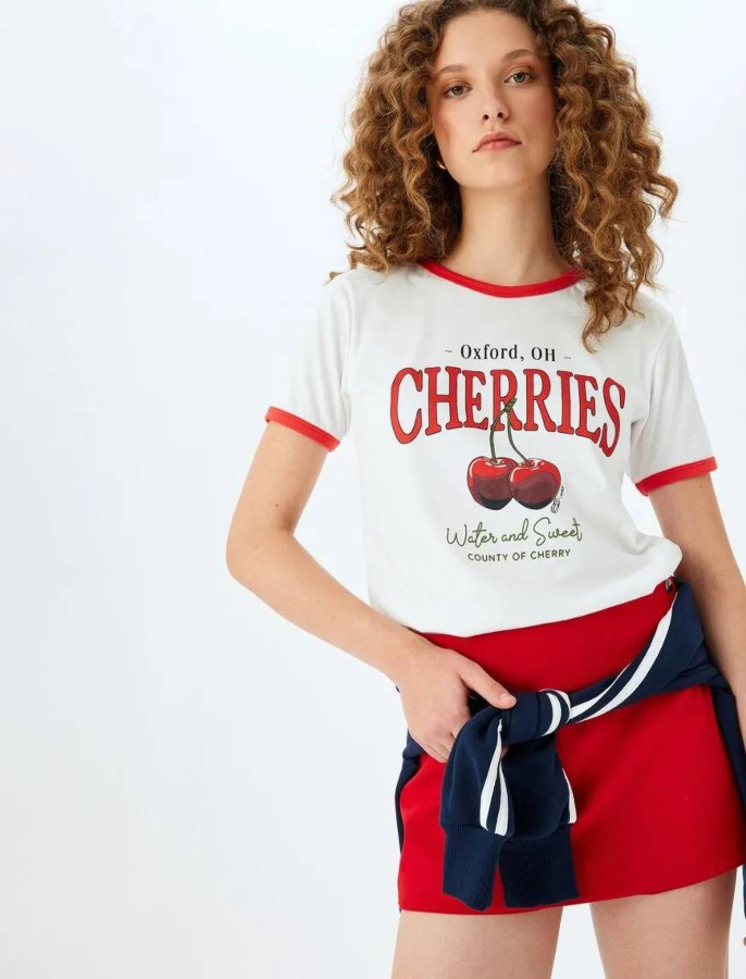 Resim Koton Kadın T-shirt 5SAL10092IK