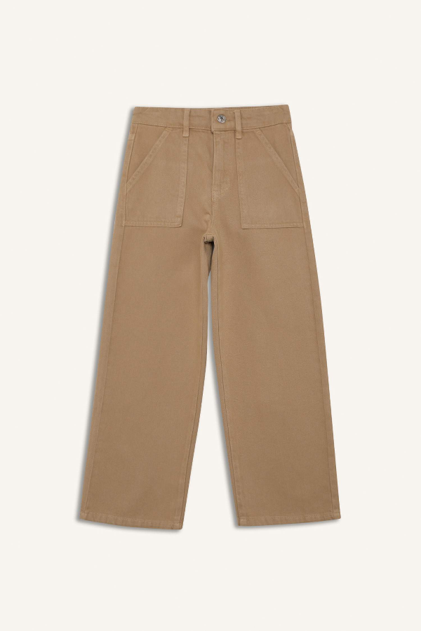 Resim Defacto Kız Çocuk  Kanvas Pantolon D9134A8/BG122