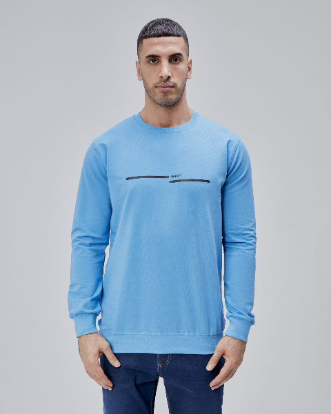 Resim Paul&More Erkek Sweat What Baskı 0 Yaka 2 İp