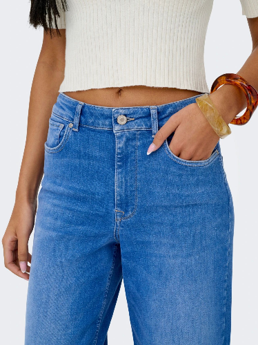 Resim Only Onlmadıson Blush Hw Wıde Dnm Rea260 Noos Kadın Jean Pantolon 15363267