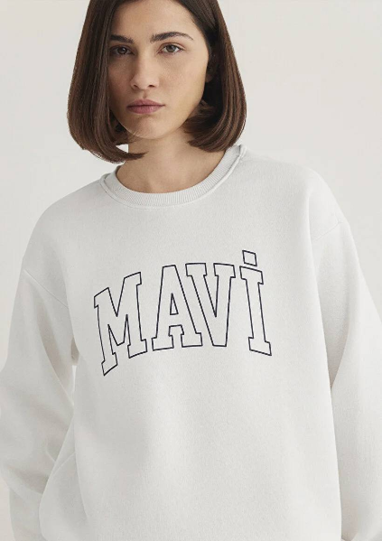 Resim Mavi Mavi Logo Kadın Sweat M1611192-70057