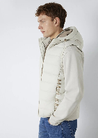 Resim Mavi Kapüşonlu Erkek Yelek M0110554-70144