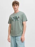 Resim Jack & Jones Jjgeplas Tee Ss Crew Neck Ln Erkek T-shirt 12278523