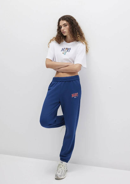 Resim Mavi Örme Kadın Eşofman Alt M1010757-82625