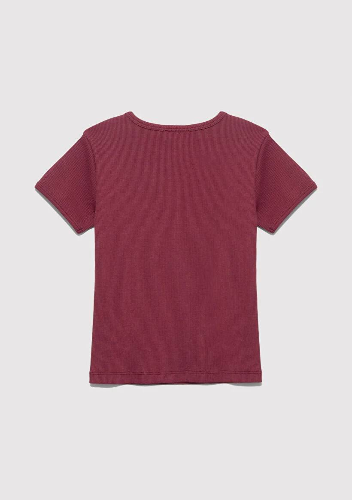 Resim Mavi Baskılı Kız Çocuk T-Shirt M7610350-70393