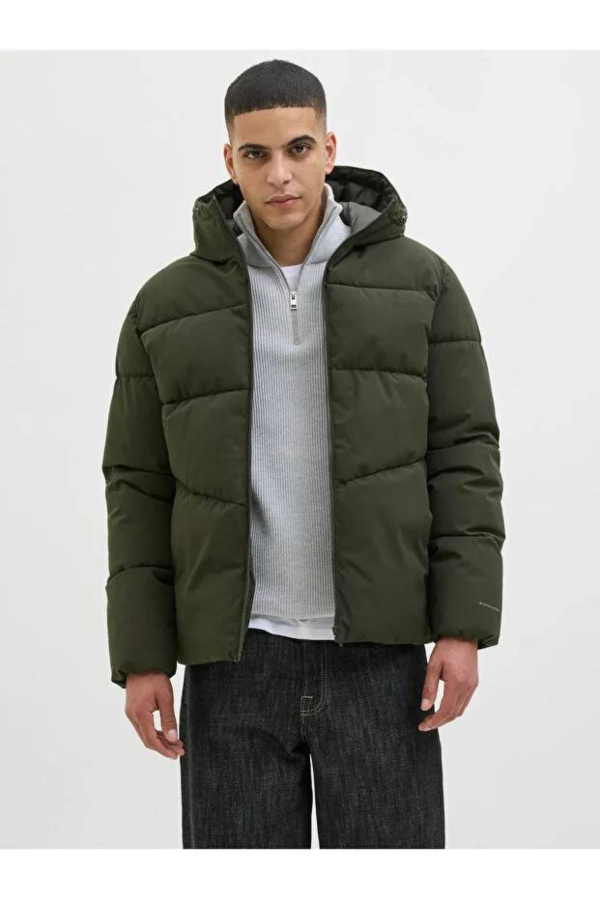 Resim Jack & Jones Jjglobal Puffer Jacket Erkek Mont 12283517