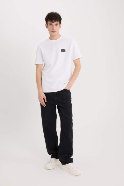 Resim Defacto Erkek  T-shirt D5516AX/WT34