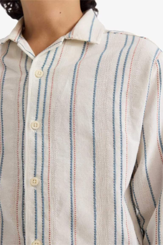 Resim Defacto Erkek Çocuk Uzun Kol Gömlek G6985A8/ER99