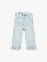 Resim Koton Kız Bebek Jean Pantolon 6SMG40003AD