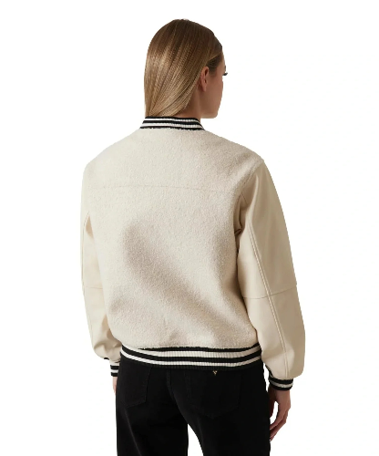 Resim Guess Athleisure  Kadın  Mont V6RQ17KD822-G9L9 Annıe Crop Full Zıp Jacket