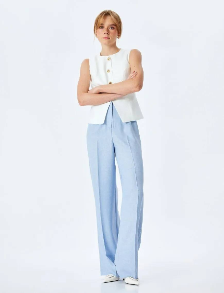 Resim Koton Kadın Kanvas Pantolon 5SAK40008UW