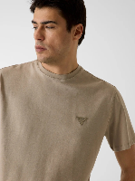 Resim Guess  Erkek  T-shirt M6GI21K3053-G9I0 Cn Ss Small Patch Cotton Modal