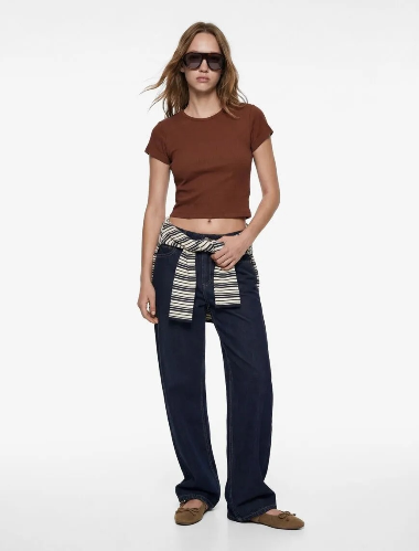 Resim Koton Kadın T-shirt 6SAL10130IK