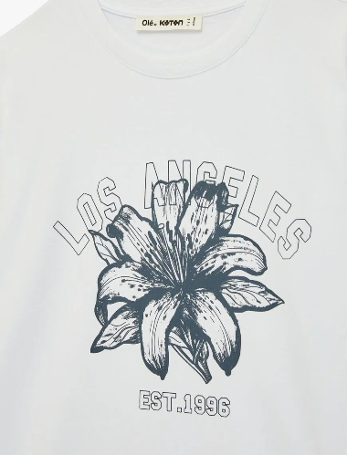 Resim Koton Kadın T-shirt 6SAL10678IK