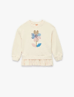 Resim Koton Kız Bebek Sweat 6Wmg10081Ak