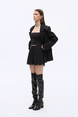 Resim QUZU Kadın Kot&Kanvas Şort