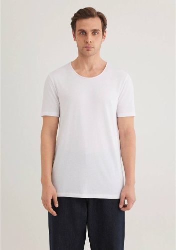 Resim Mavi  Erkek T-Shirt M064019-620