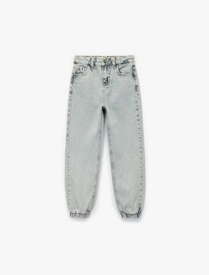 Resim Koton Kız Çocuk Jean Pantolon 6Wkg40021Ad