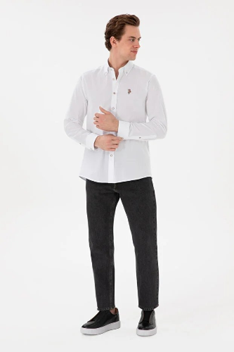 Resim 2225466 Cedcolor025K U.S Polo Assn. Erkek Uzun Kol Gömlek