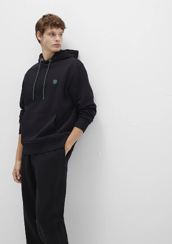 Resim Mavi Kapüşonlu Erkek Sweatshirt M065809-900