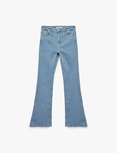 Resim Koton Kadın Jean Pantolon 6Wal40016Md