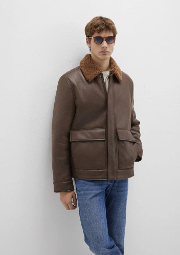 Resim Mavi Düğmeli Erkek Mont M0110669-70240