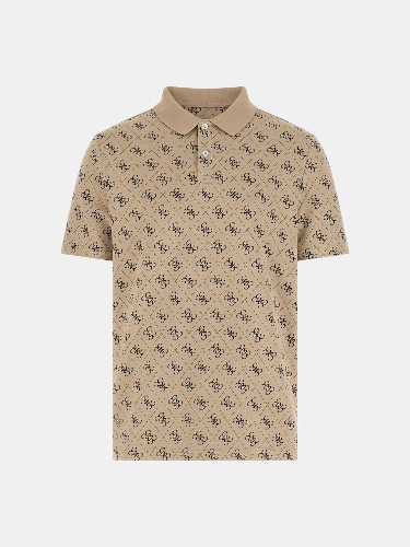 Resim Guess  Erkek  T-shirt M6GP04K3073-FMAZ Ss All Over 4G Jacqaurd Polo