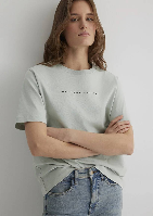 Resim Mavi Logo Kadın T-Shirt M1613147-70148
