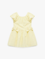 Resim Koton Kız Bebek Elbise 6SMG80040AW