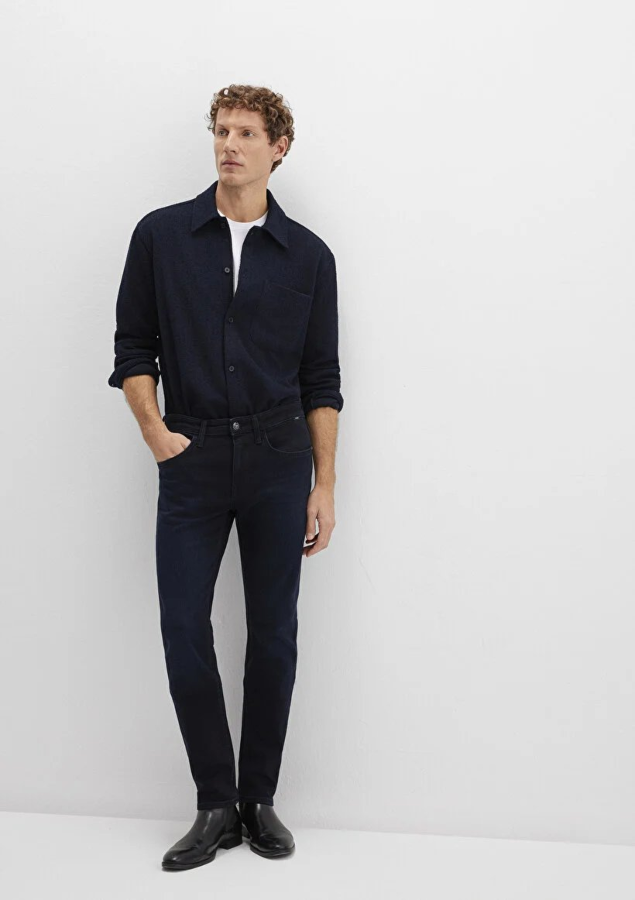 Resim Mavi Jake Erkek Jean Pantolon M0042291241