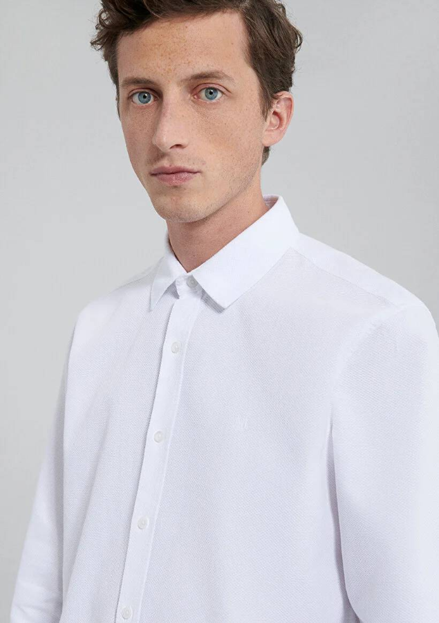 Resim Mavi Erkek Uzun Kol Gömlek M0210944-620