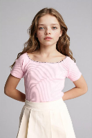 Resim Defacto Kız Çocuk T-shirt G8620A8/PN171