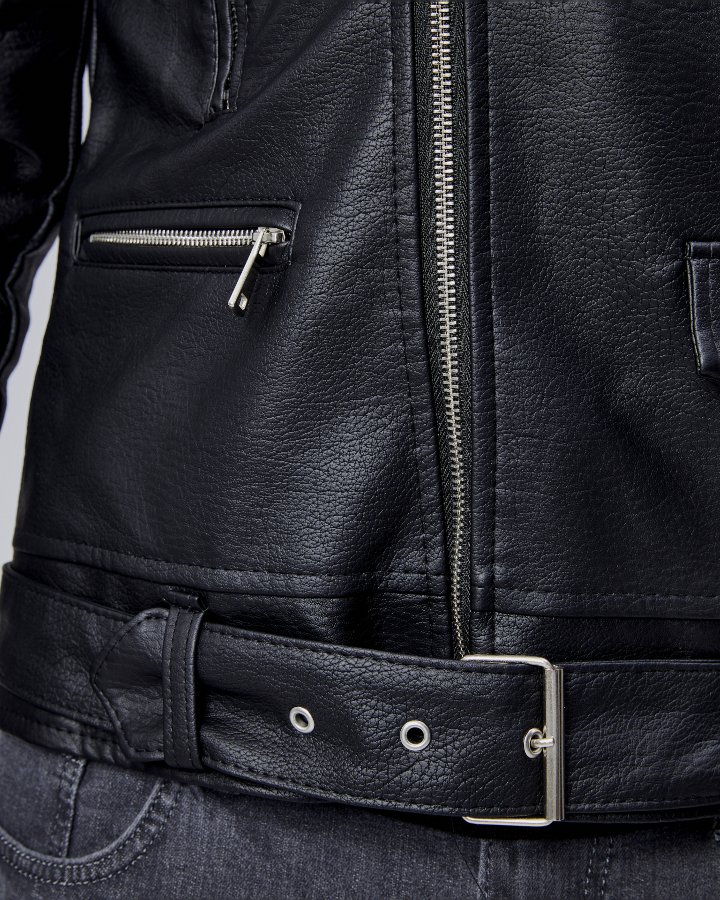 Resim Yenikoza Erkek Deri Mont ve Ceket