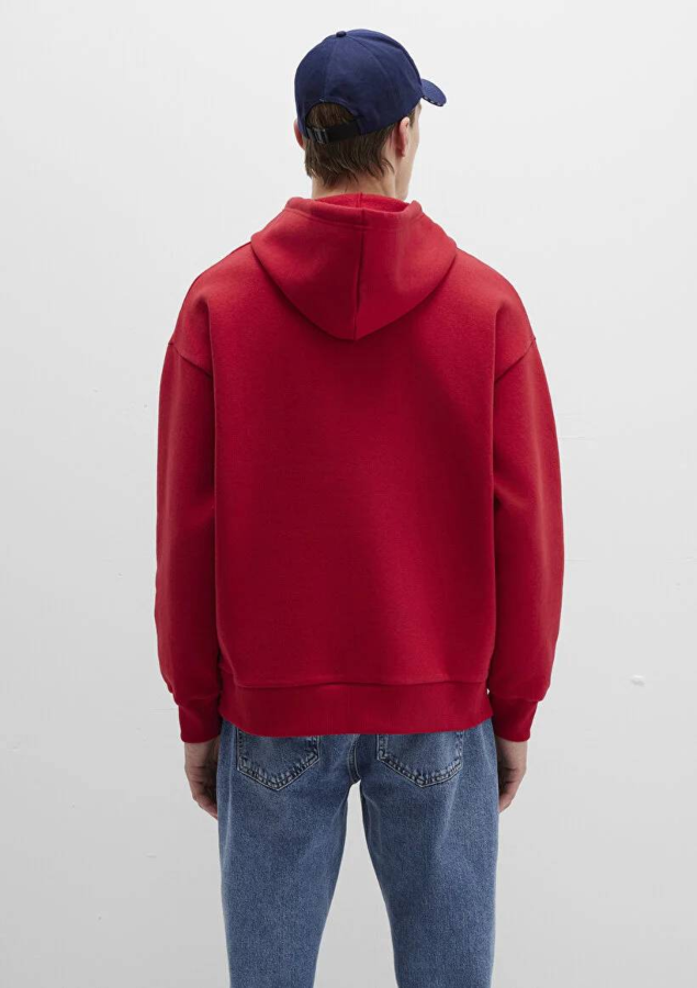Resim Mavi Baskılı Erkek Sweat M067149-70464