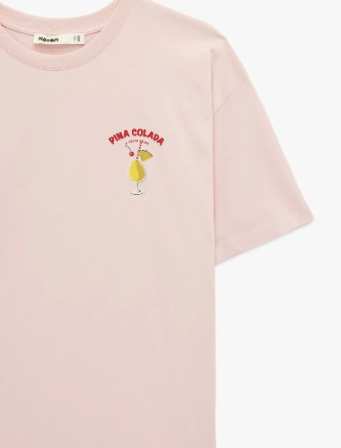 Resim Koton Kadın T-shirt 6SAK50067EK