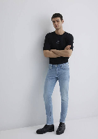 Resim Mavi Skinny Erkek Jean Pantolon M0042481969