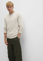 Resim Mavi Bisiklet Yaka Erkek Sweat M0S10457-35111