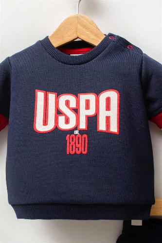 Resim U.S. Polo Assn Bebek Erkek Bebek Sweat Takım USB2550