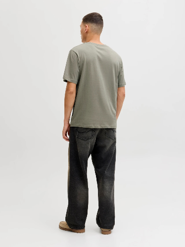 Resim Jack & Jones Jjdevın Daytona Prınt Tee Ss Crew Ln Erkek T-Shirt 12290173