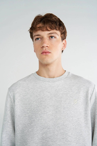 Resim Hummel Hml T-Pulse Male Co Regular Sweat Crew Neck Erkek Ceket 922442-9098